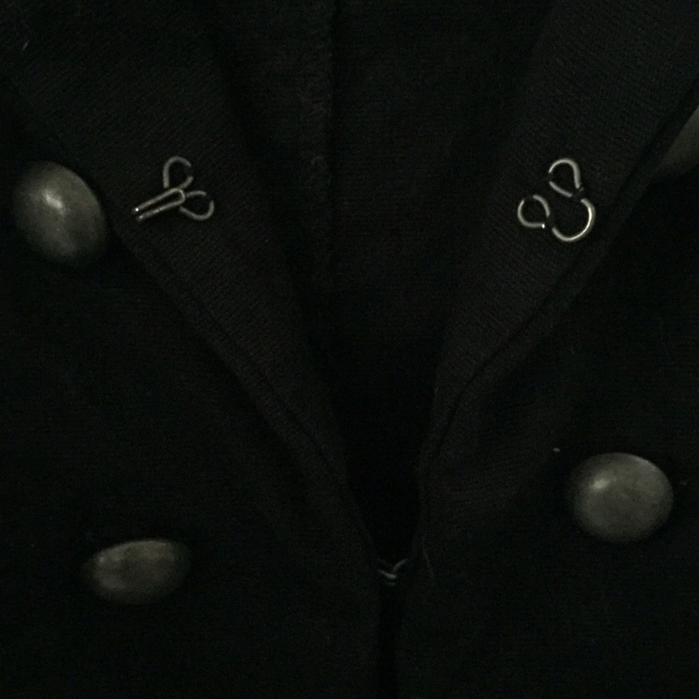 Black Military-Style Jacket - Picture 4 of 6